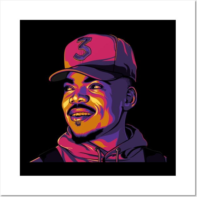 Chance The Rapper Wall Art by lazartemarjun